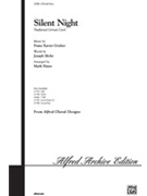 Silent Night by Gruber Franz - Hayes Mark - for SATB