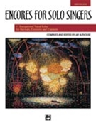 Encores For Solo Singers by - Althouse Jay - for Accompaniment CD (Med Lo)