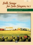 Folk Songs For Solo Singers Volume 1 by - Althouse Jay - for High Voice Collection (Vol 1)