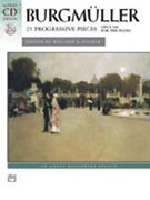 25 Progressive Pieces Opus 100 by Burgmuller Friedrich - Palmer - Lloyd-Watts for Piano with CD