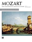 Variations On A Minuet By Duport K573 6 by Mozart Wolfgang Amadeus for Piano