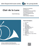 Clair De La Lune by French Folk Song - Kinyon John - for Concert Band