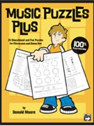 Music Puzzles Plus by Moore Donald for Kit (100% Reproducible)
