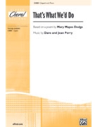 That's What We'd Do by Perry Dave and Jean - Perry Dave and Jean - for 2-Part