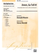 Amen Go Tell It by - Moore Donald - for SATB