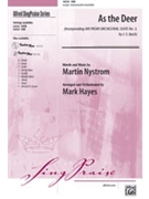 As The Deer by Bach Johann Sebastian - Hayes Mark - for SAB
