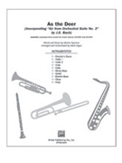 As The Deer by Bach Johann Sebastian - Hayes Mark - for Instrumental Parts