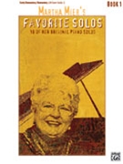 Martha Mier's Favorite Solos Book 1 by Mier Martha for Piano