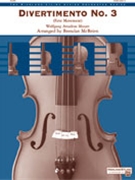 Divertimento #3 by Mozart Wolfgang Amadeus - McBrien Brendan - for String Orchestra