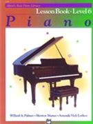 Alfred Basic Lesson Book Level 6 for Piano Method (Book 6)