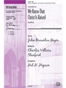 We Know That Christ Is Raised Concertat by - Hopson Hal H - for SAB and Piano