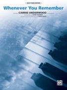 Whenever You Remember by Underwood Carrie - Matz Carol - Carrie Underwood for Piano/Vocal