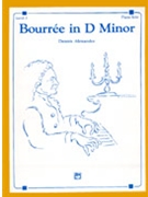 Bourree In D Minor by Alexander for Piano