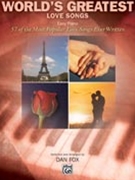 World's Greatest Love Songs by Various - Fox Dan - for Piano/Vocal