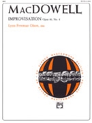 Improvisation Opus 46 #4 by MacDowell Edward - Olson - for Piano