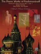 Concerto #1 Opus 1 F# Minor by Rachmaninoff Sergei for 2 Piano 4 Hands