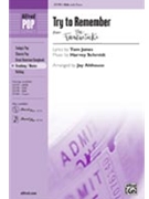 Try To Remember by Schmidt Harvey - Althouse Jay - for SSA