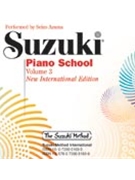 Piano School Volume 3 New International Ed by Suzuki Azuma for CD