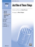 Just One Of Those Things by Porter Cole - Hayes Mark - for SAB and Piano