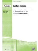 Cantate Domino by Pitoni Ottavio - Moore Donald - for TTBB