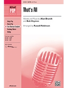 That's All by Brandt and Haymes - Robinson Russell L - for SATB