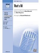 That's All by Brandt and Haymes - Robinson Russell L - for SAB and Piano