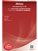 Alleluia From Regina Coeli K. 108 by Mozart Wolfgang Amadeus - Liebergen Patrick M - for SATB