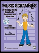 Music Scrambles by Moore Donald for Teacher Book (100% Reproducible)