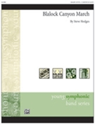 Blalock Canyon March by Hodges Steve for Full Score