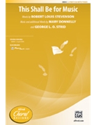 This Shall Be For Music by Strid George L O for 2-Part (Opt(ssa))