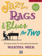 Jazz Rags & Blues For 2 Book 5 by Mier Martha for 1 Piano 4 Hands