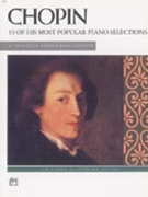 19 Most Popular Pieces by Chopin Frederic for Piano