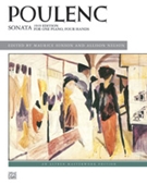 Sonata 1919 Edition by Poulenc Francis - Hinson and Nelson - for 1 Piano 4 Hands