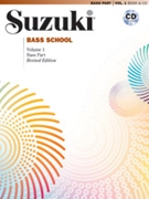 Suzuki Bass School - Volume 1 by Suzuki Shinichi Karr Gary for String Bass Method w/ Audio (Vol 1 (Revised))