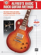 Alfred's Basic Rock Guitar Method 1 [Guitar] for Book and DVD