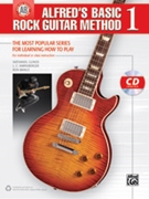 Alfred's Basic Rock Guitar Method 1 by Manus and Harnsberger for Guitar w/C