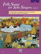 Folk Songs For Solo Singers Volume 2 by for High w/ Audio (Vol 2)