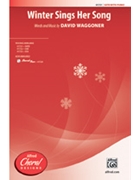 Winter Sings Her Song by Waggoner David for SATB and Piano