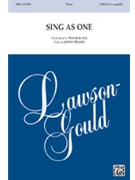 Sing As One by Jonny Priano for SATB