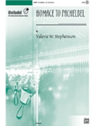 Homage to Pachelbel by Stephenson Valerie W for Handbells 3-6 Octave
