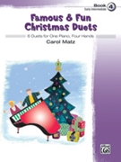 Famous & Fun Christmas Duets Book 4 by - Matz Carol - for 1 Piano 4 Hands