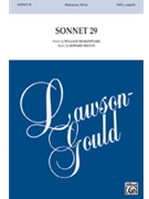 Sonnet 29 by Helvey Howard for SATB a cappella