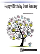 Happy Birthday Duet Fantasy by - Heyde/Tedesco - for 1 Piano 4 Hands