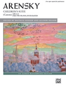 Children's Suite (Canons) Op. 65 by Arensky Anton Stepanovich for 1 Piano 4 Hands