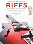The Greatest Rock Guitar Riffs [Guitar] by for Book and DVD-ROM