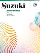 Suzuki Cello School - Volume 5 by Suzuki Shinichi Tsutsumi Tsuyoshi for Cello Method w/ Audio (Vol 5 Revised)