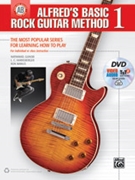 Alfred's Basic Rock Guitar Method 1 [Guitar] by for Book DVD and Online Video/Audio/Software