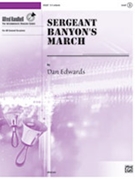 Sergeant Banyon's March by Edwards Dan for Handbells 3-5 Octave
