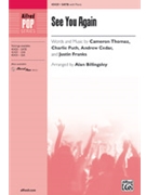 See You Again by Thomaz Puth Cedar - Billingsley Alan - for SATB and Piano