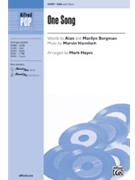 One Song by Hamlisch Marvin - Hayes Mark - for SAB and Piano